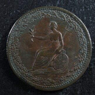 LC-54D2-Halfpenny-token-1815-Lower-Bas-Canada-Quebec-Spread-eagle-Breton-994-275765928568-2