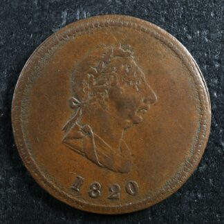 LC-57A1 1820 token Bust Commerce Bas Lower Canada Breton 1011