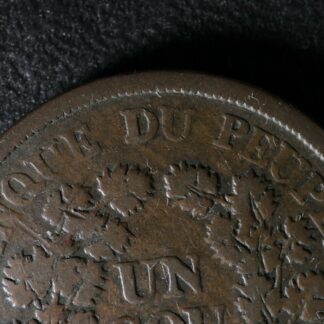 LC-5A1 Un Sou token Lower Bas Canada Quebec Banque du Peuple Breton 715