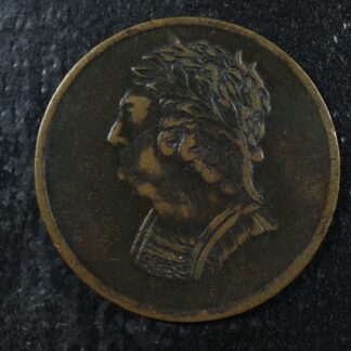 LC-60-4 1820 token Lower Bas Canada Quebec Bust and Harp Breton 1012