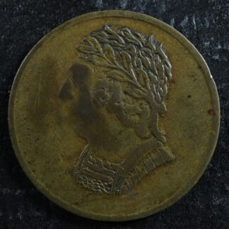 LC-60-7 1820 token Lower Bas Canada Quebec Bust and Harp Breton 1012