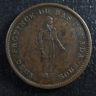 LC-9A3-One-Penny-token-Deux-sous-1837-Bas-Lower-Canada-City-Bank-Breton-521-275353042428-2