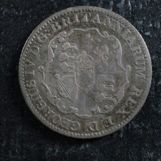 NC-1C2 One Eighth Dollar 1822 1/8 VIII Silver Anchor money Canada Breton 859