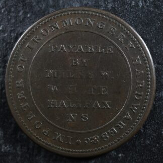 NS-13A1-Halfpenny-token-1815-W-White-Canada-Nova-Scotia-Halifax-Breton-890-277151742988-2