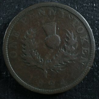 NS-2A4-One-penny-token-1824-Canada-Nova-Scotia-Thistle-Breton-868-275169233768-2