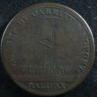 NS-9-Halfpenny-token-1814-Canada-Nova-Scotia-Halifax-Ship-Breton-881-274840179328-2