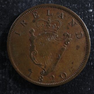 One-penny-token-1820-Ireland-harp-King-George-III-Withers-1942-276797520048-2
