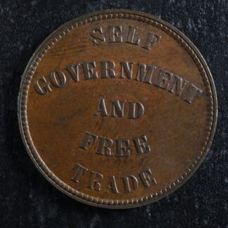 PE-7C1 1857 Prince Edward Island token PEI Canada Breton 919