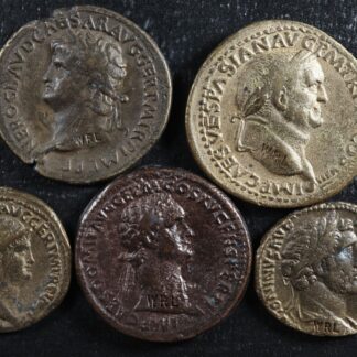 Set of 5 roman coins from WRL (Westair Reprductions Limited) 20th century