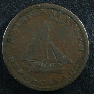 UC-12A2-Halfpenny-token-1823-Upper-Canada-Ontario-ship-Breton-730-274835172828-2