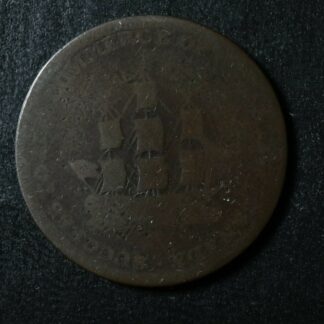 UC-7 1816 Mule token Upper Canada Commerce ship Breton 725