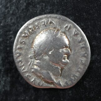 Vespasian Denarius 76 Rome RIC 849 Jupiter Vespasien Denier
