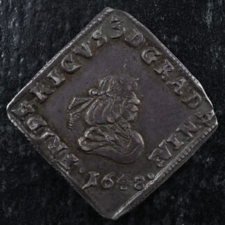 1/12 speciedaler 1648 Copenhagen Denmark KM#159 silver Danmark Danemark