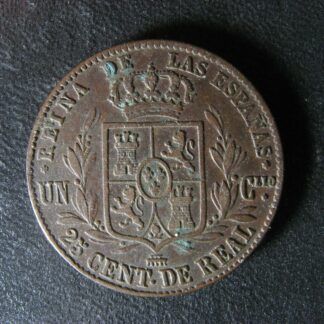 25-centimos-de-real-1857-Spain-KM6152-Espana-Espagne-c-274092085369-2