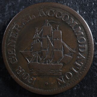 AM-1A4 Halfpenny token Pure Copper preferable Canada ship Breton 966