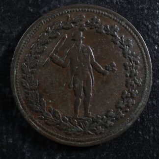 AM-4 Pure copper preferable paper token Canada Irishman Breton 1009