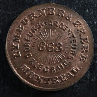 Breton 579 Lymburner & Brothers token Montreal Quebec Canada
