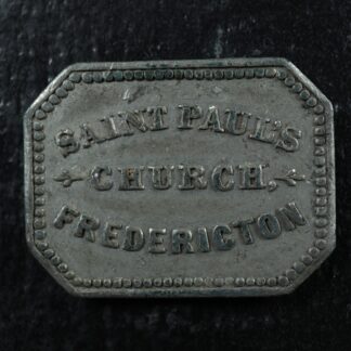 Communion token Fredericton St. Paul's church New Brunswick Canada NB-212A