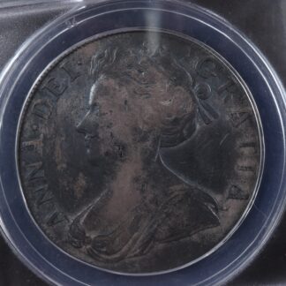 Crown 1708 Great Britain KM#526.2 ANACS VF-20 details Silver GB Grande-Bretagne