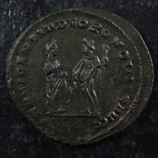 Diocletian Follis 305-307 Londinium RIC 77a Providentia Quies Abdication issue