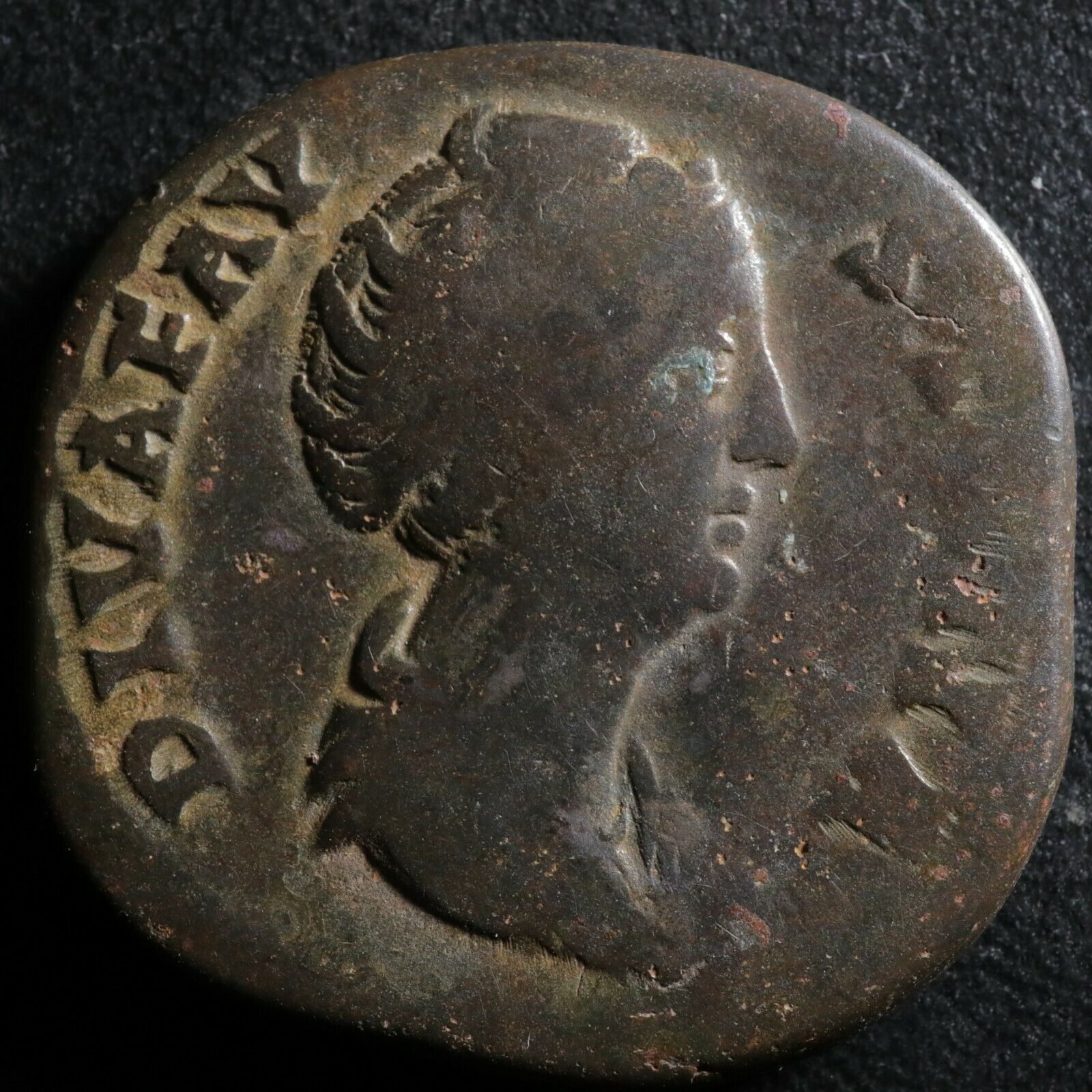 Faustina Major Sestertius 141 Ceres Aeternitas Rome RIC 1099 Sesterce ...