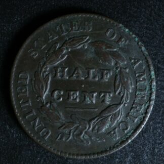 Half-cent-1832-United-States-of-America-copper-12-c-Classic-head-USA-274535277699-2