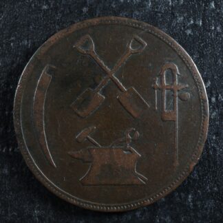 LC-15A1 Halfpenny token T. S. Brown Montreal Bas Lower Canada Breton 561
