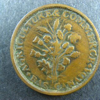 LC-23C Bouquet Sou token Montreal Lower Bas Canada Breton 678