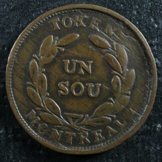 LC-23C Bouquet Sou token Montreal Lower Bas Canada Quebec Breton 678