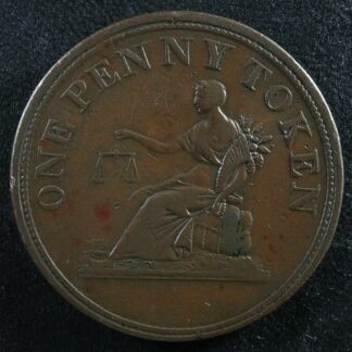 LC-47B1-One-Penny-token-1812-Lower-Bas-Canada-Quebec-Tiffin-Commerce-Breton-958-274785564029-2