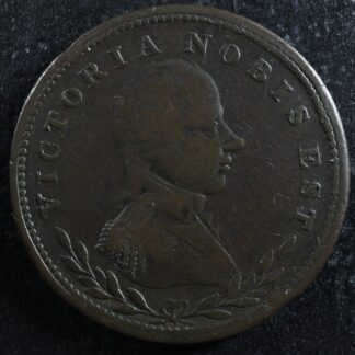 LC-49A2 Halfpenny token Victoria Nobis Est Bas Lower Canada Breton 982