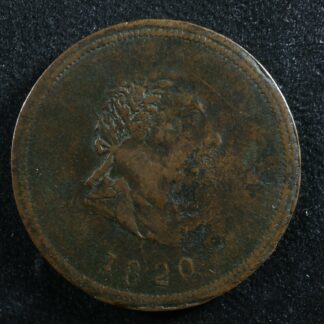 LC-57A2 1820 token Bust Commerce Bas Lower Canada Breton 1011