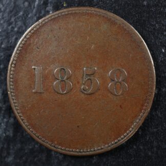 NF-3A1 1858 token Newfoundland Canada NFLD Ship Breton 955