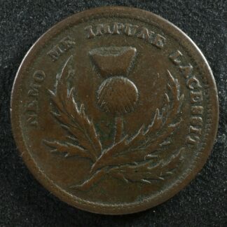 NS-16A1 John Brown token Nova Scotia Canada Thistle Ship Breton 896