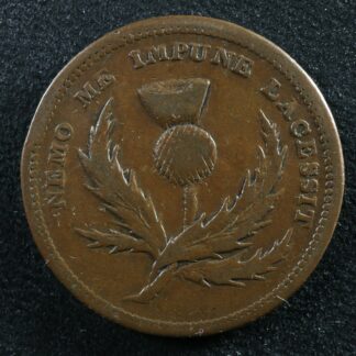 NS-16A1 John Brown token Nova Scotia Canada Thistle Ship Breton 896