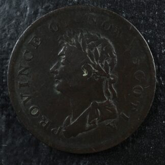 NS-1B1 Halfpenny token 1823 Canada Nova Scotia Thistle Breton 867