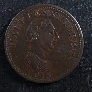 NS-25A1-Halfpenny-token-1815-Canada-Nova-Scotia-Halifax-Britannia-Breton-886-275779336819-2