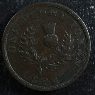 NS-2A4-One-penny-token-1824-Canada-Nova-Scotia-Thistle-Breton-868-276796855949-2