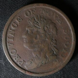NS-2A5 One Penny token 1824 Canada Nova Scotia PNS-205 Breton 868