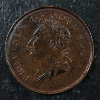 NS-3D1 Halfpenny 1832 Canada token Nova Scotia Thistle Breton 871