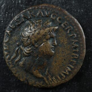 Nero Sestertius 62-68 Rome RIC 273 Roma seated Néron sesterce