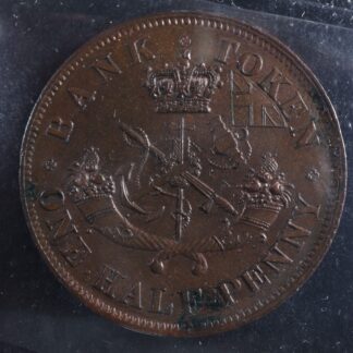 PC-5C1-ICCS-MS-62-Halfpenny-1854-token-Province-of-Upper-Canada-Bank-Breton-720-276256185229-2