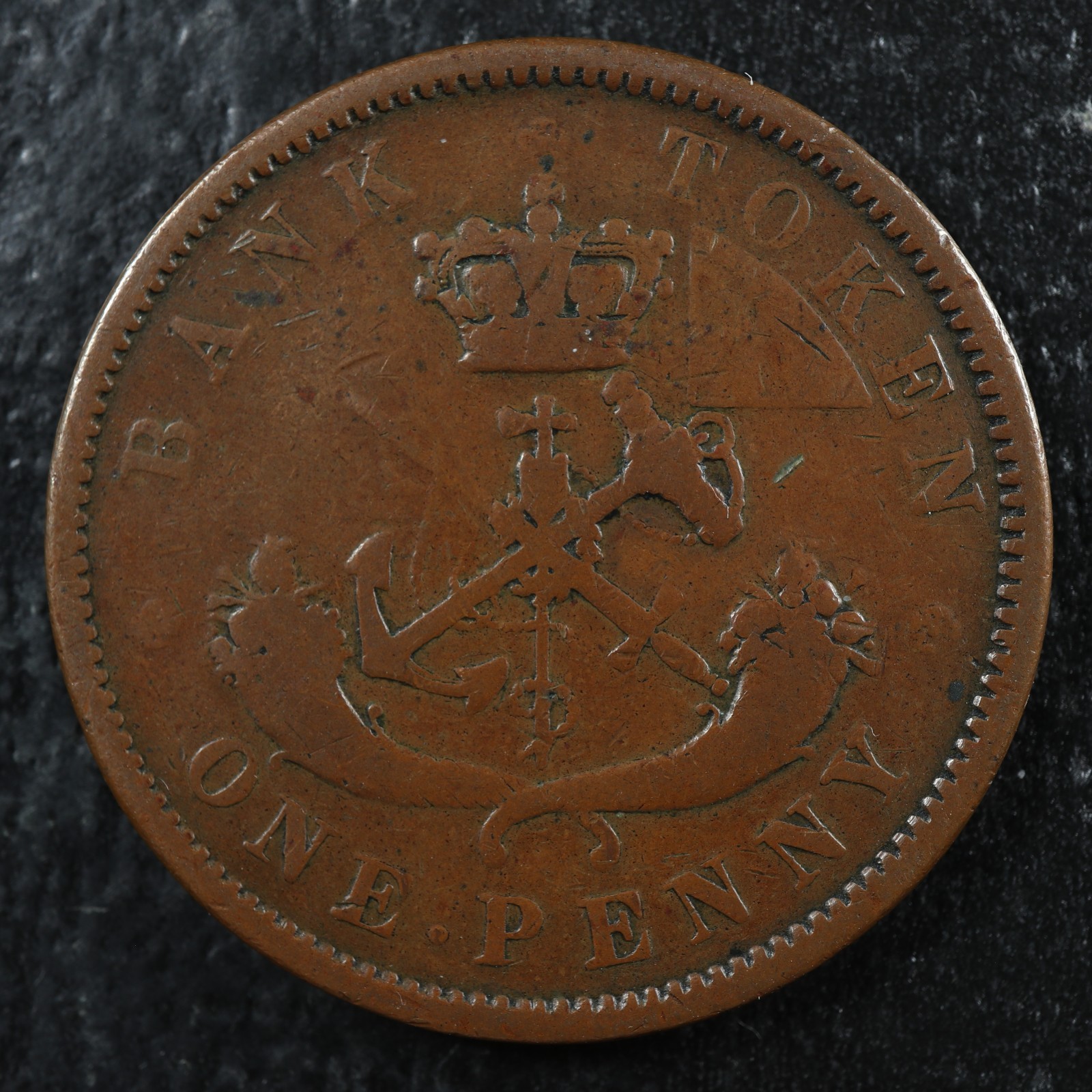 PC-6C2-One-Penny-1854-token-Crosslet-4-Bank-of-Upper-Canada-Breton-719-278107110709-2