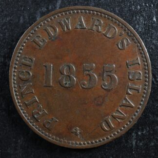 PE-7A1 1855 token Canada PEI Prince Edward Island Breton 918