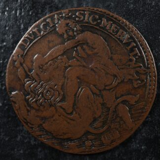 Philip IV 1631 Spanish Netherlands Jeton/Token Death of Admiral Pater in Brazil