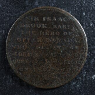 UC-5A1 Upper Canada 1812 token Sir Isaac Brook Brock ship Breton 723